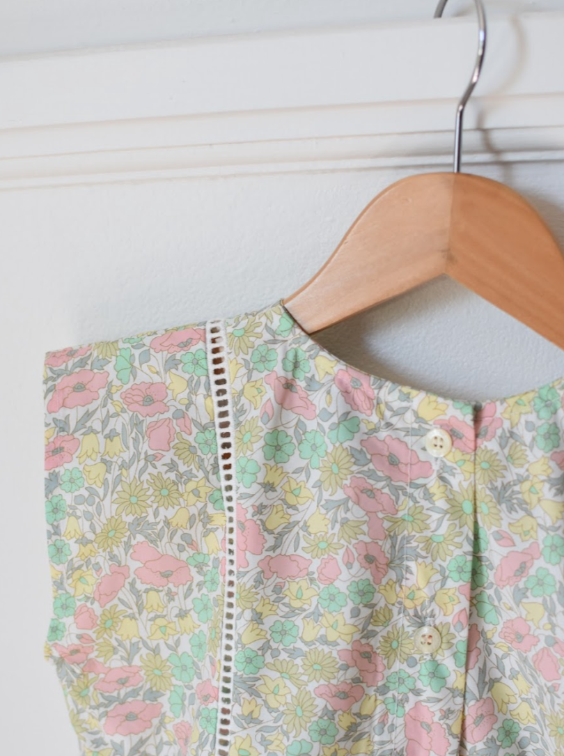 Maggie Panel Dress Daisy Lime