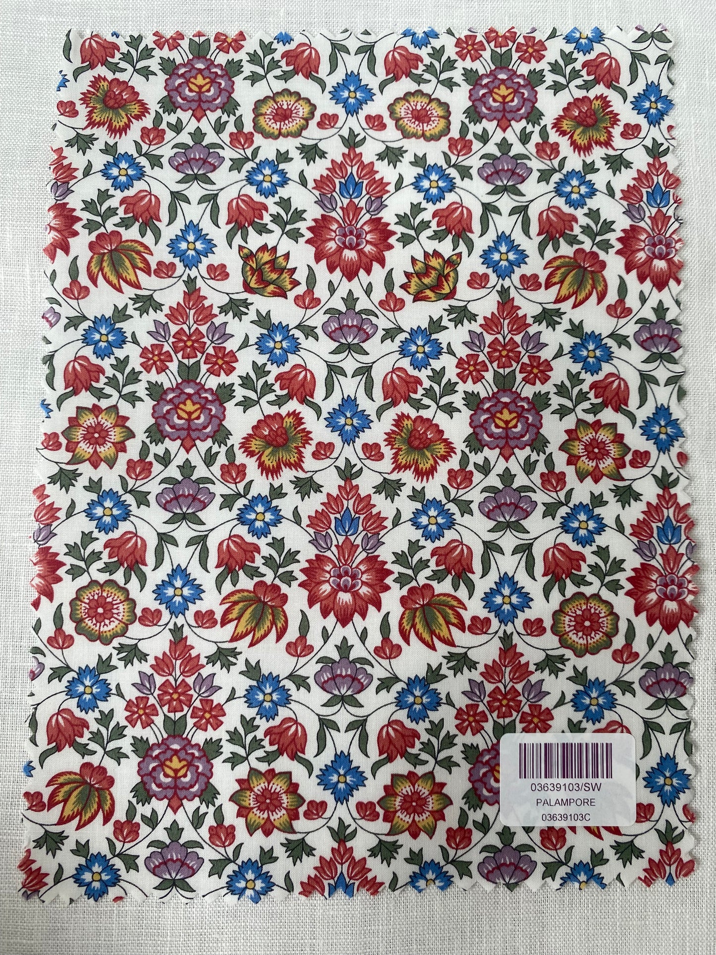 Liberty Fabric Swatch Palampore