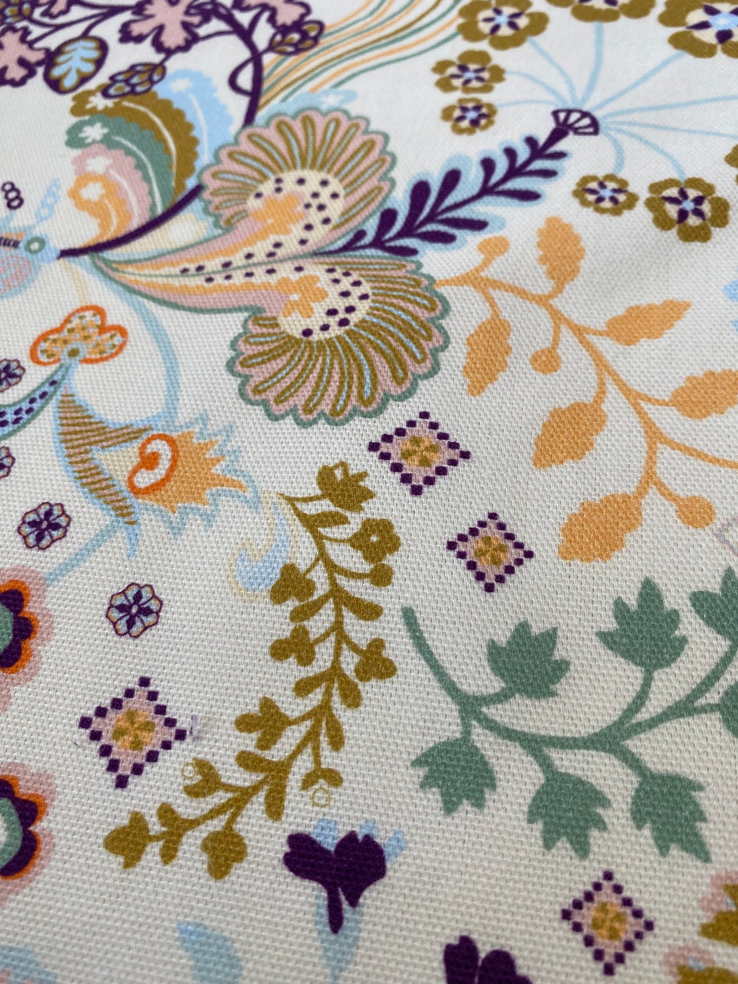 Liberty Fabric Swatch Calvi Canvas