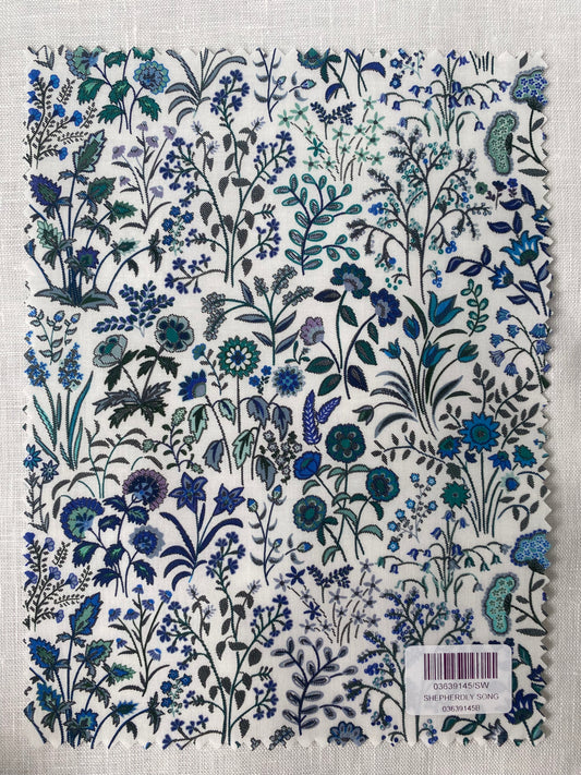 Liberty Fabric Swatch Shepherdly Song