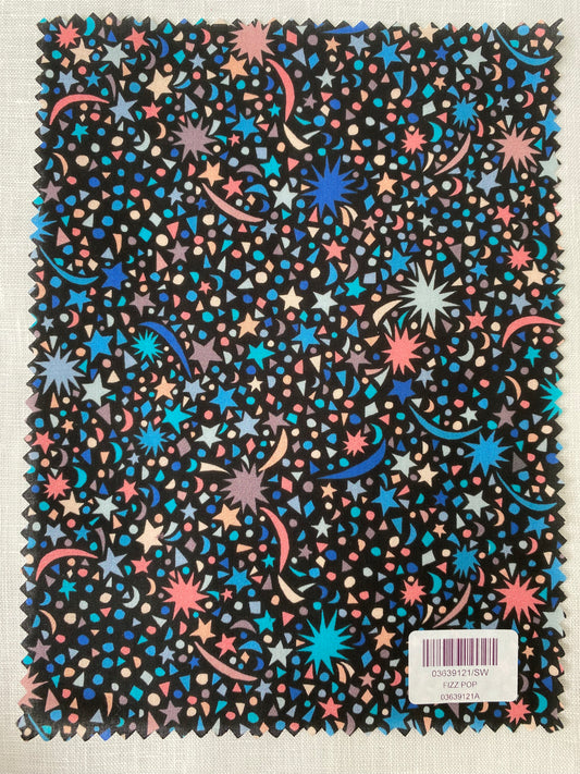 Liberty Fabric Swatch Fizz Pop