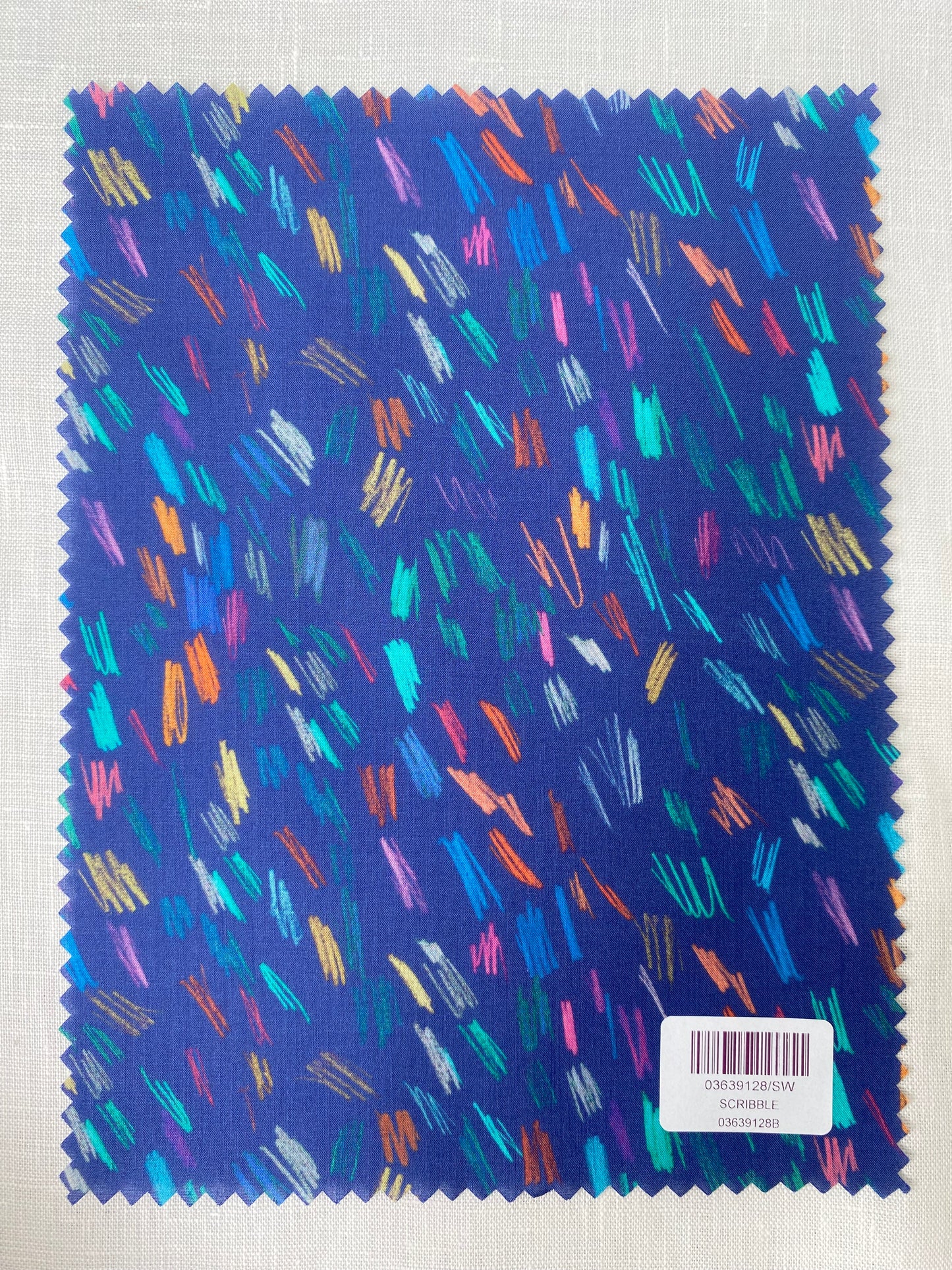 Liberty Fabric Swatch Scribble