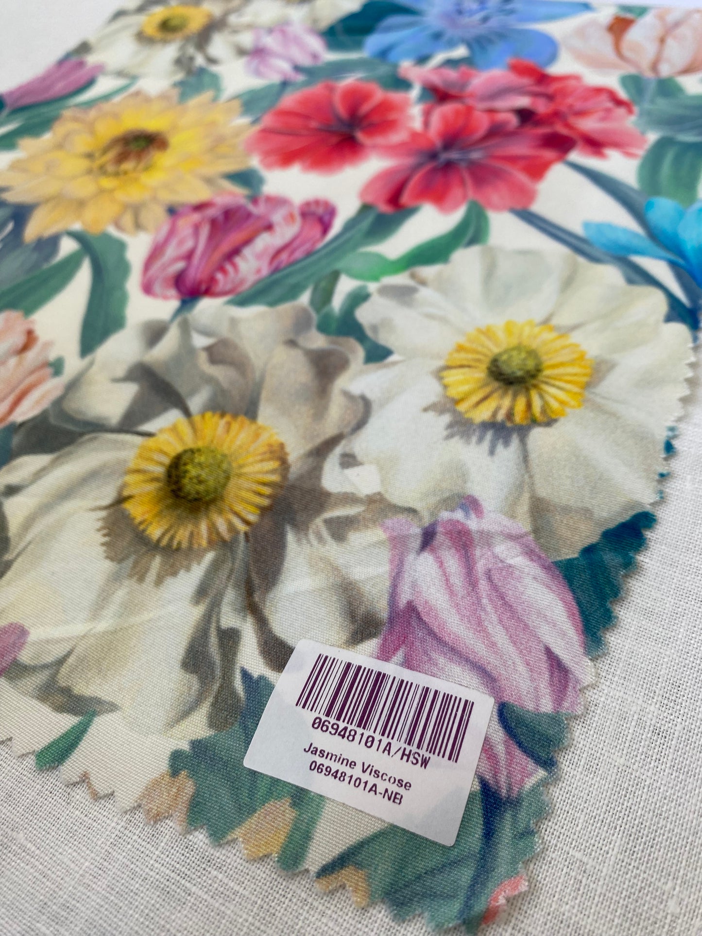 Liberty Fabric Swatch Jasmine Viscose