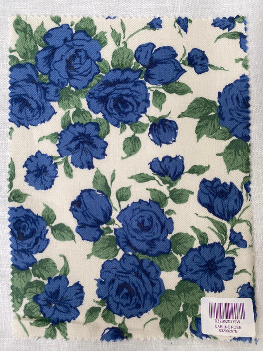 Liberty Fabric Swatch Carline Rose