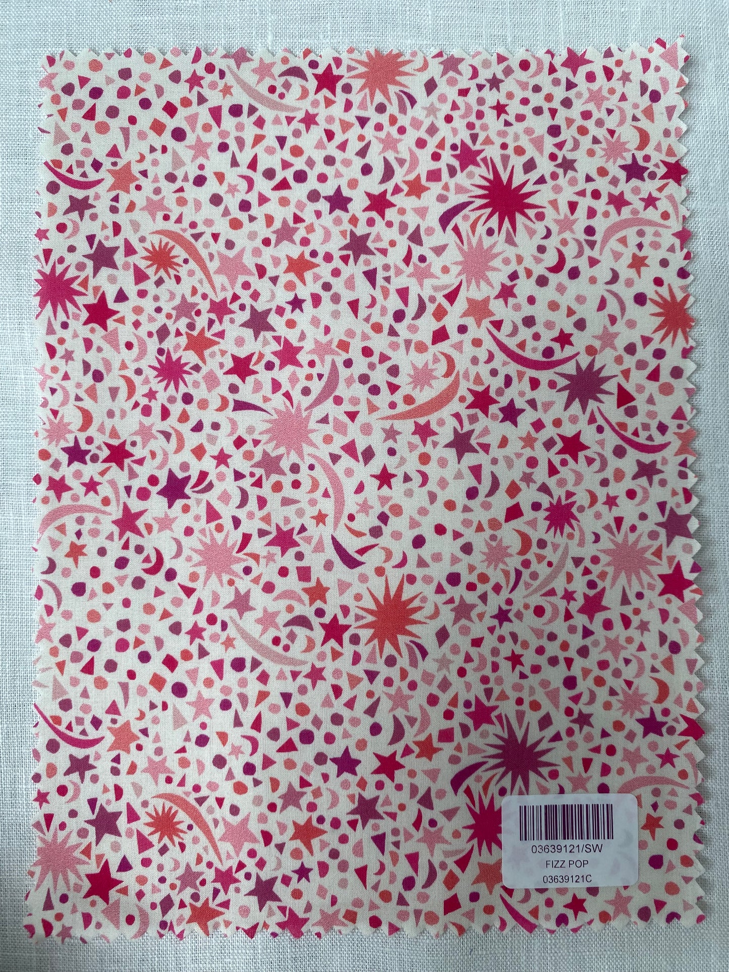 Liberty Fabric Swatch Fizz Pop