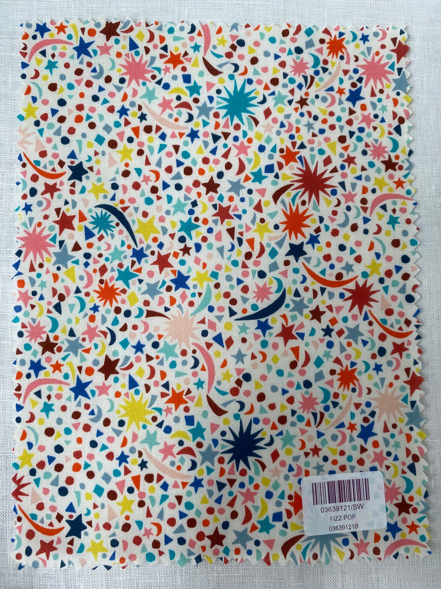 Liberty Fabric Swatch Fizz Pop