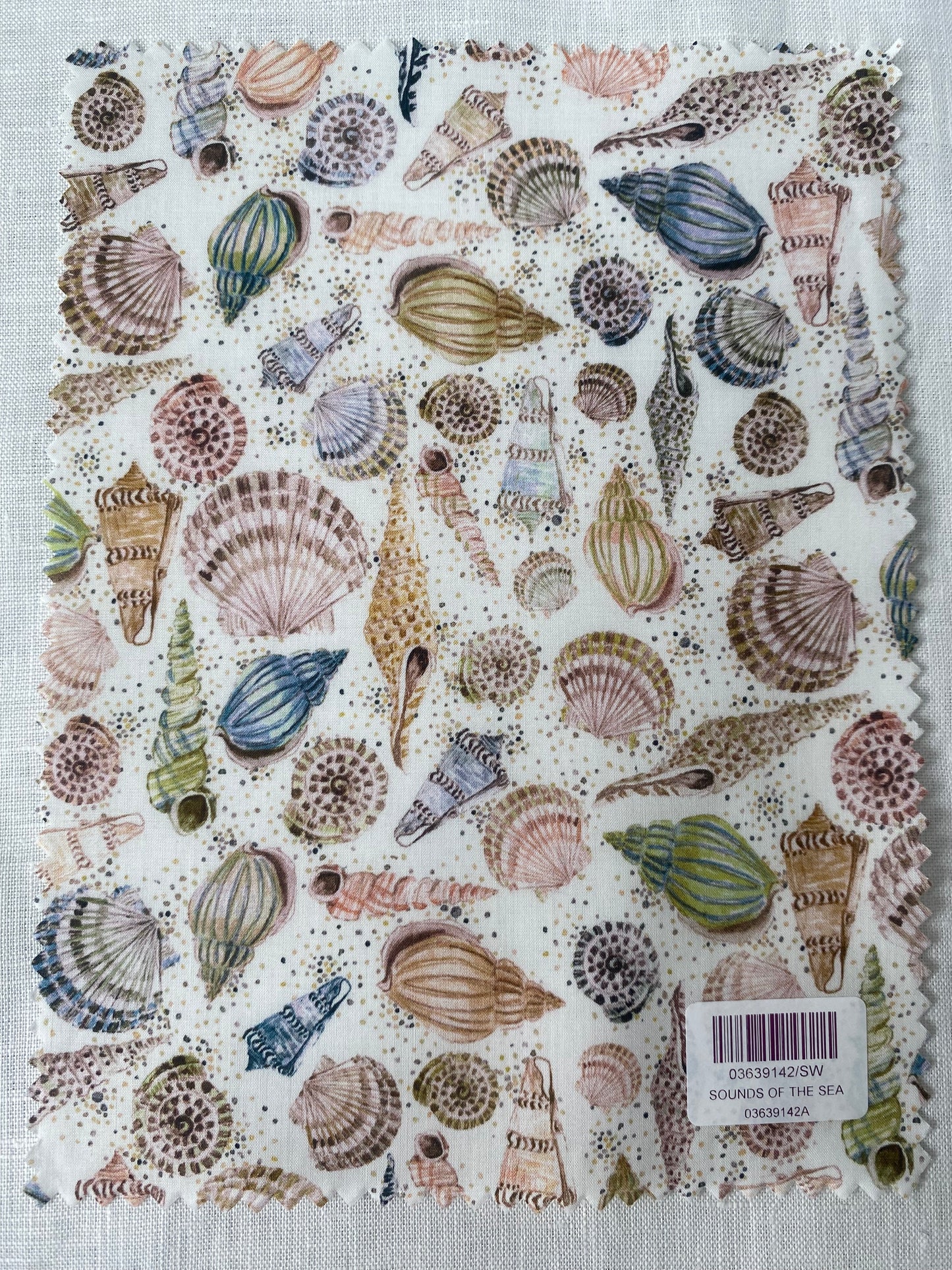 Liberty Fabric Swatch Sounds Of The Sea