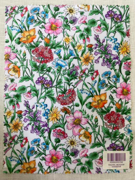 Liberty Fabric Swatch Rachel Meadow