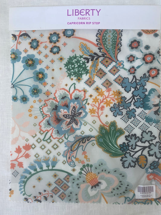 Liberty Fabric Swatch Capricorn Rip Stop