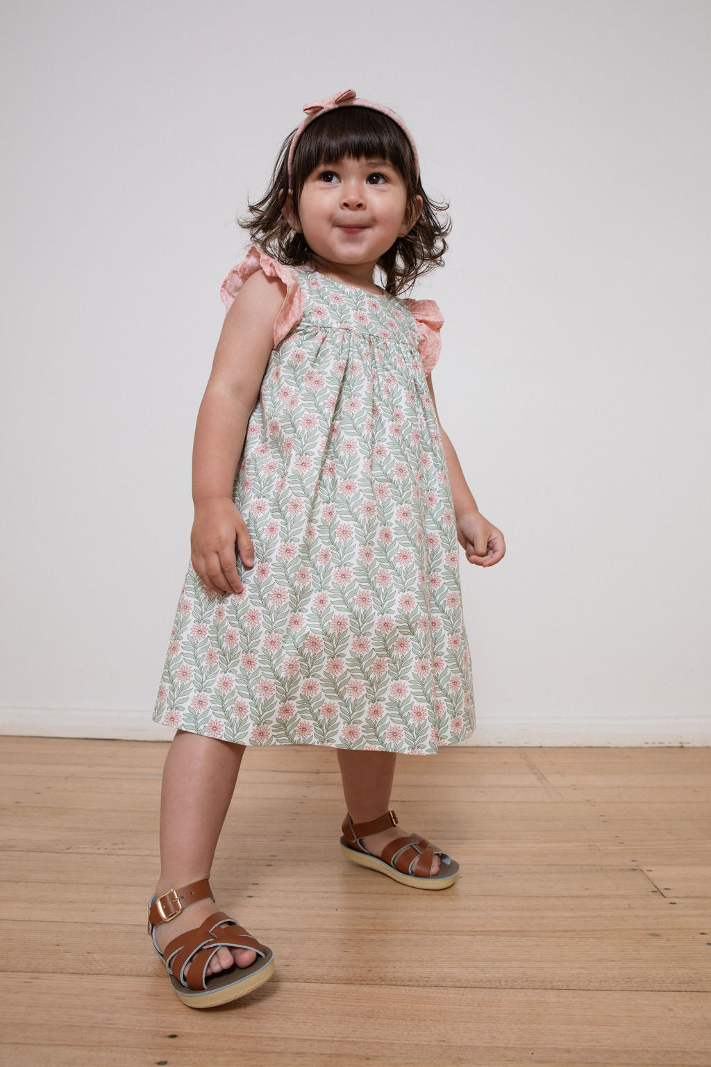 Tia Contrast Dress Sweet Marigold