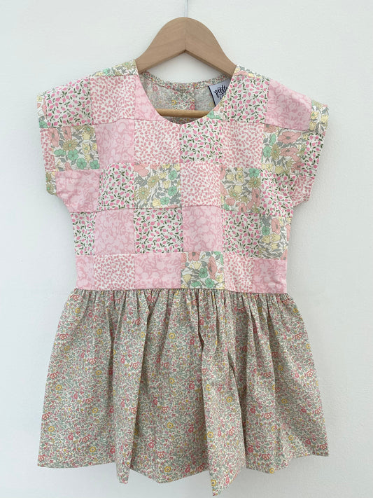 Maggie Patch Dress Spring Flowers