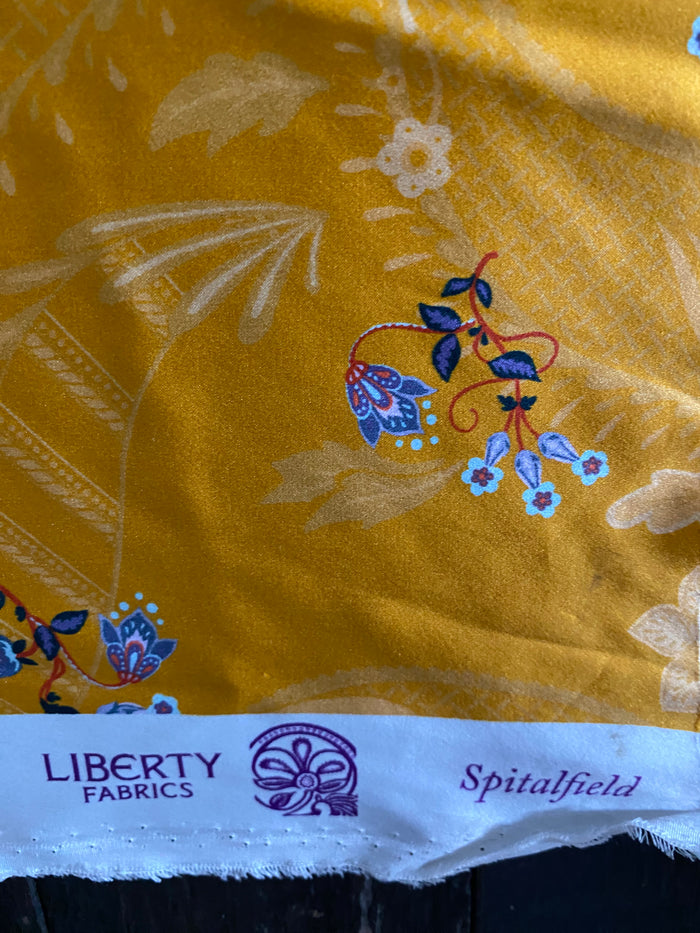 Silk Liberty Fabric Piece Spitalfield