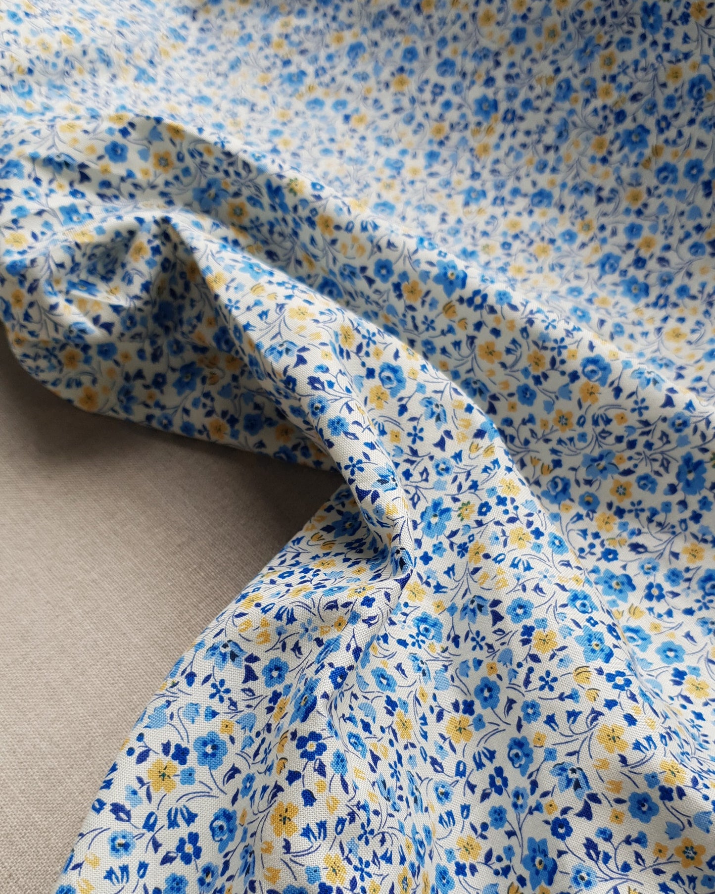 Kimberly & Sarah Liberty Cotton Blue