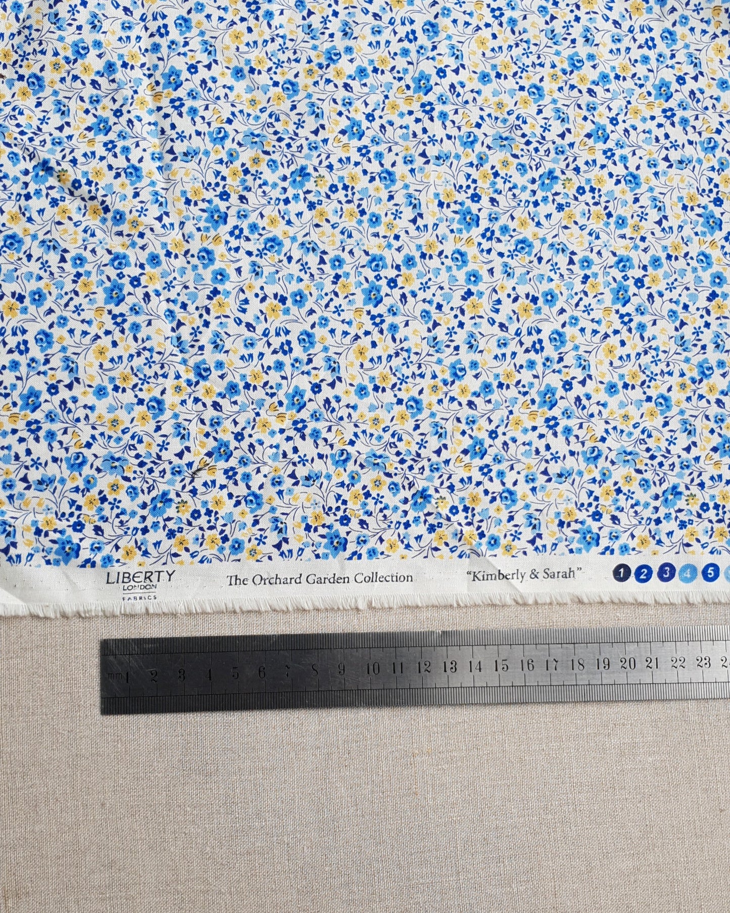 Kimberly & Sarah Liberty Cotton Blue