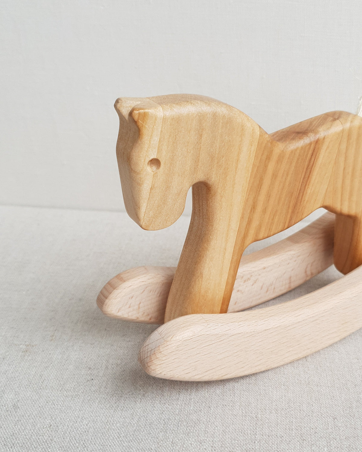 Pretty Rocking Horse Bajo - Mini Rocking Horse - Natural – Pretty Wild Kids