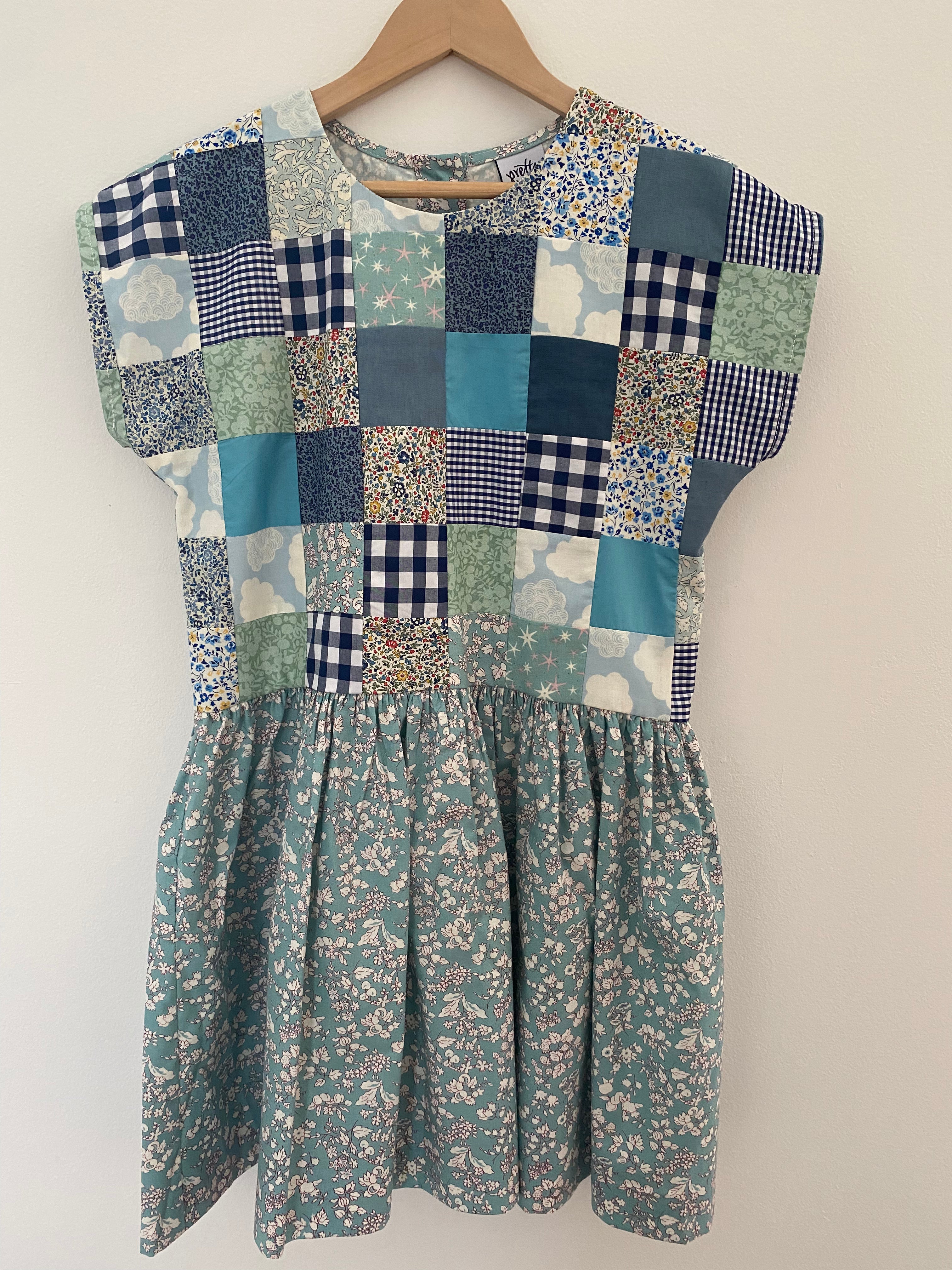 Maggie Patchwork Dress Silhouette 8y
