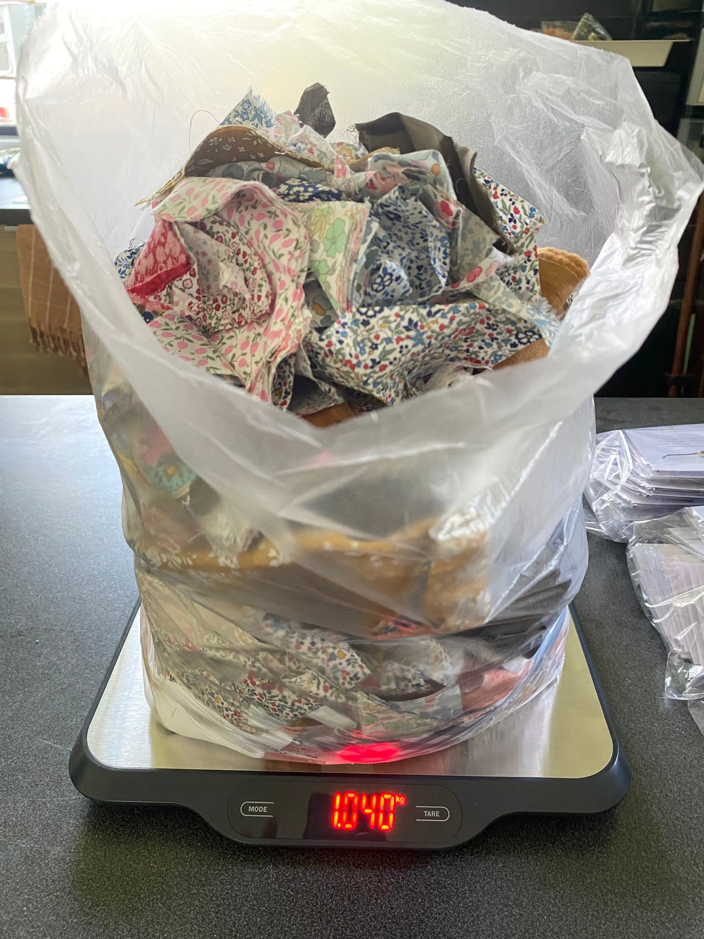 Scrap Fabric Pack 1kg Bag