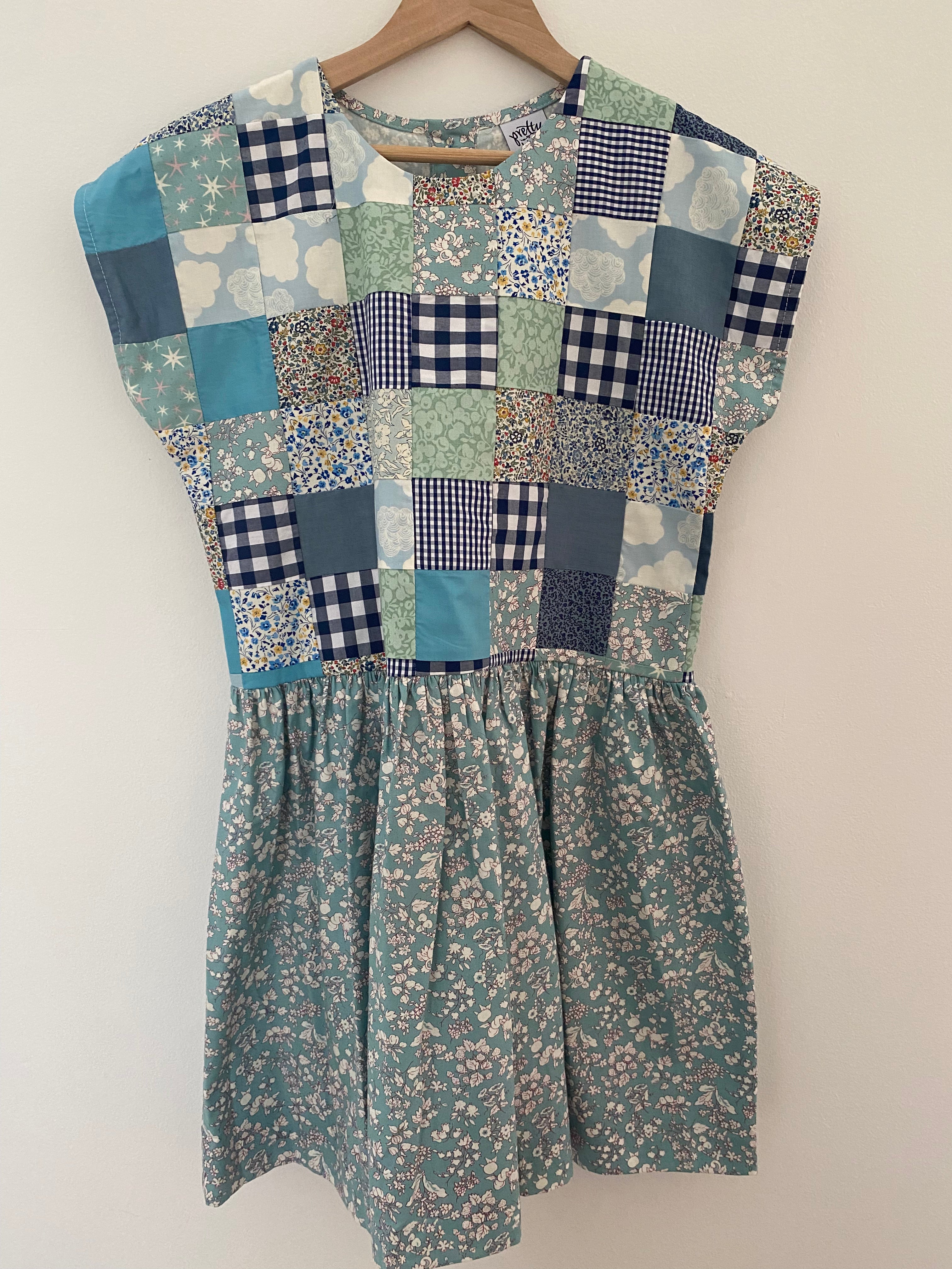 Maggie Patchwork Dress Silhouette 10y
