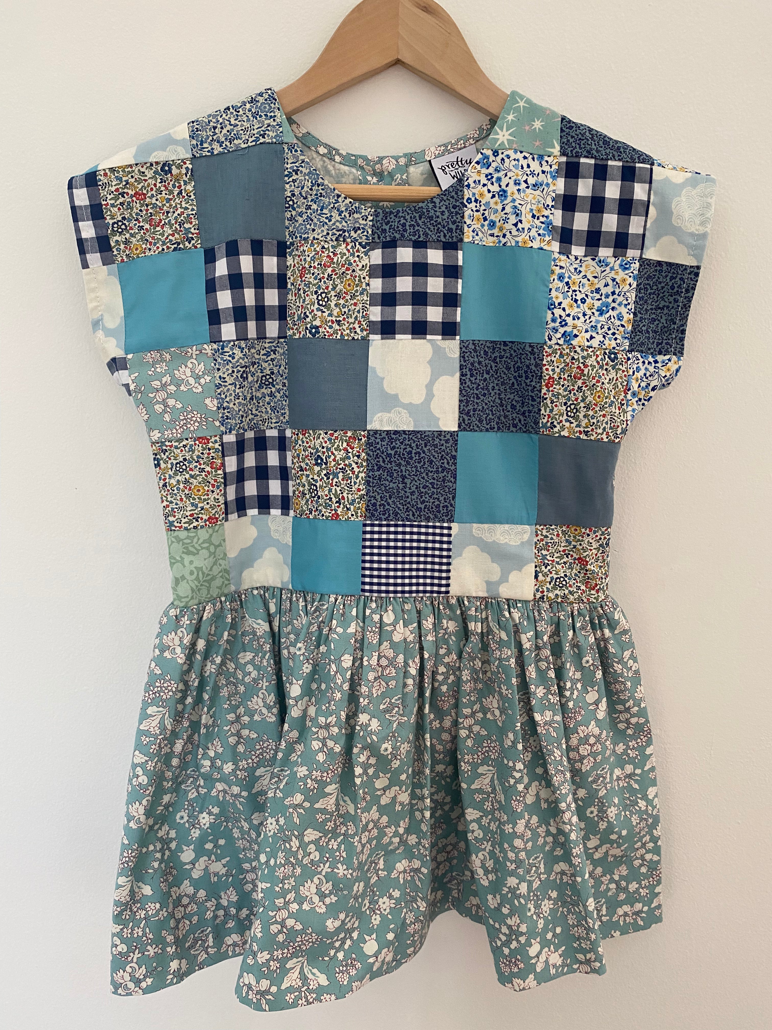 Maggie Patchwork Dress Silhouette 3y