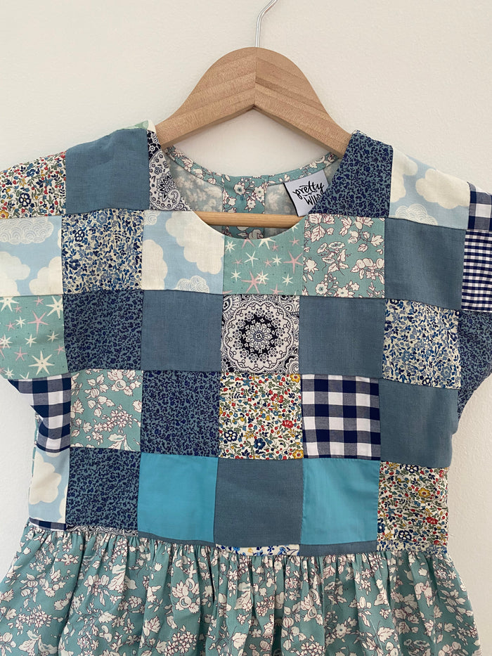 Maggie Patchwork Dress Silhouette 1y